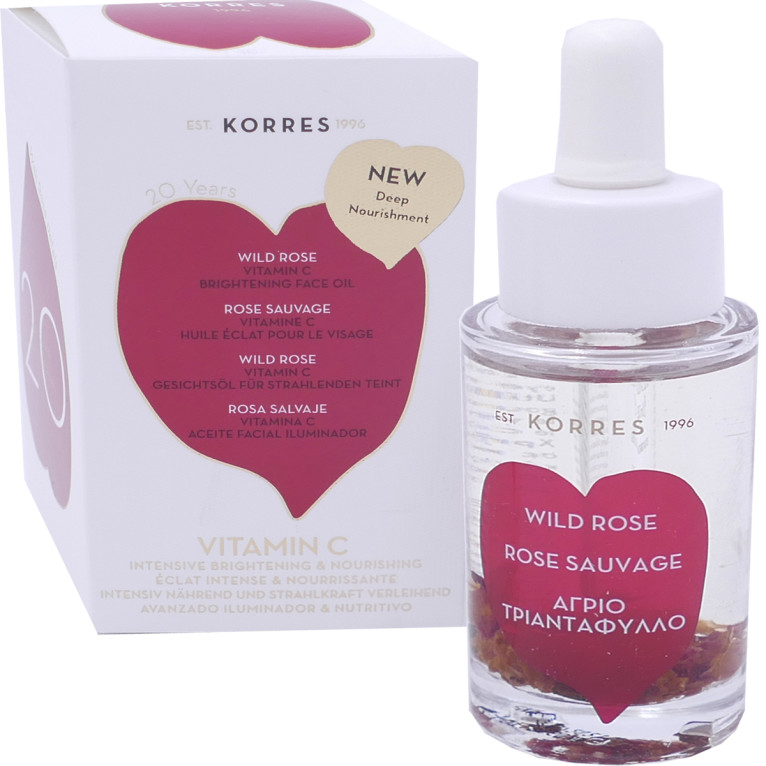 KORRES VITAMIN C WILD ROSE HUILE VISAGE 30 ML