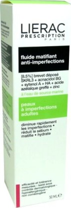 LIERAC PRESCRIPTION FLUIDE MATIFIANT 50ML