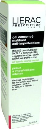 LIERAC PRESCRIPTION GEL CONCENTRE MATIFIANT 50ML