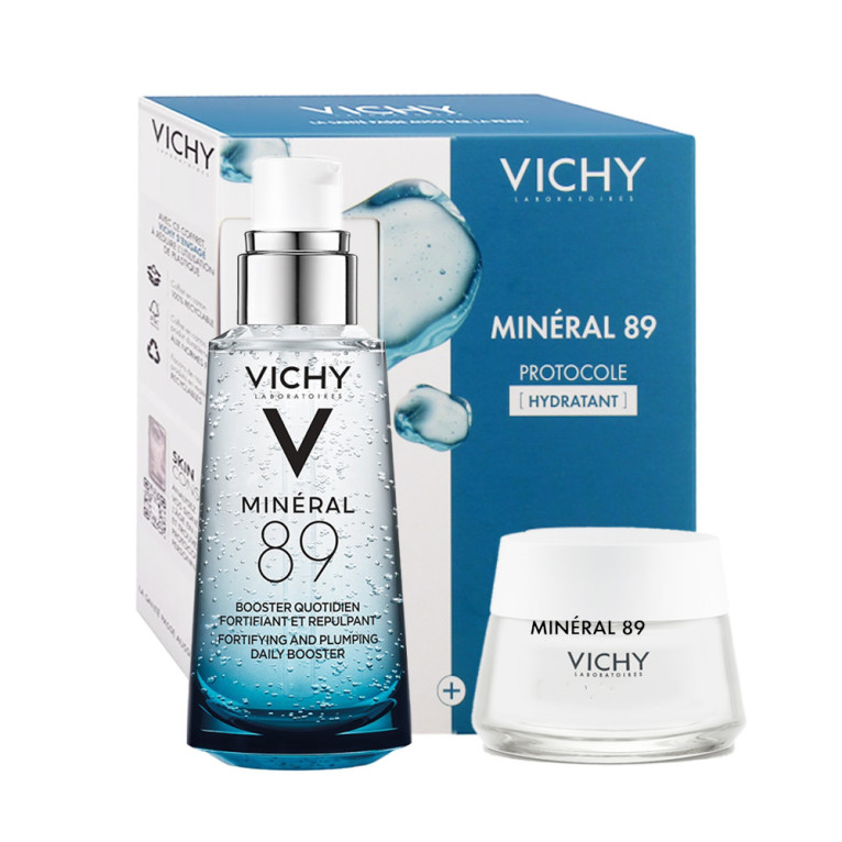 VICHY MINERAL 89 SERUM 50ML CREME HYDRATANTE 72H 15ML