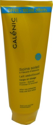 CADEAU GALENIC SOINS SOLEIL LAIT EMBELLISSANT CORPS ET VISAGE 300ML