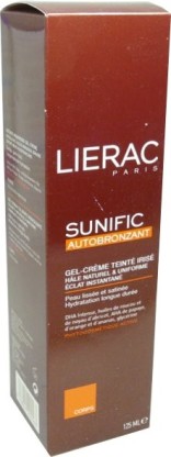 LIERAC SUNIFIC AUTOBRONZANT GEL-CREME TEINT IRISE 125ML