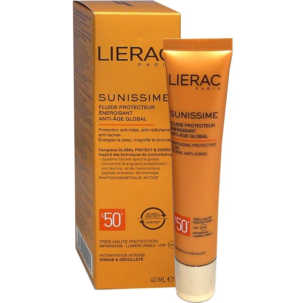 LIERAC SUNISSIME FLUIDE VISAGE PROTECTEUR SPF50+ 40ML